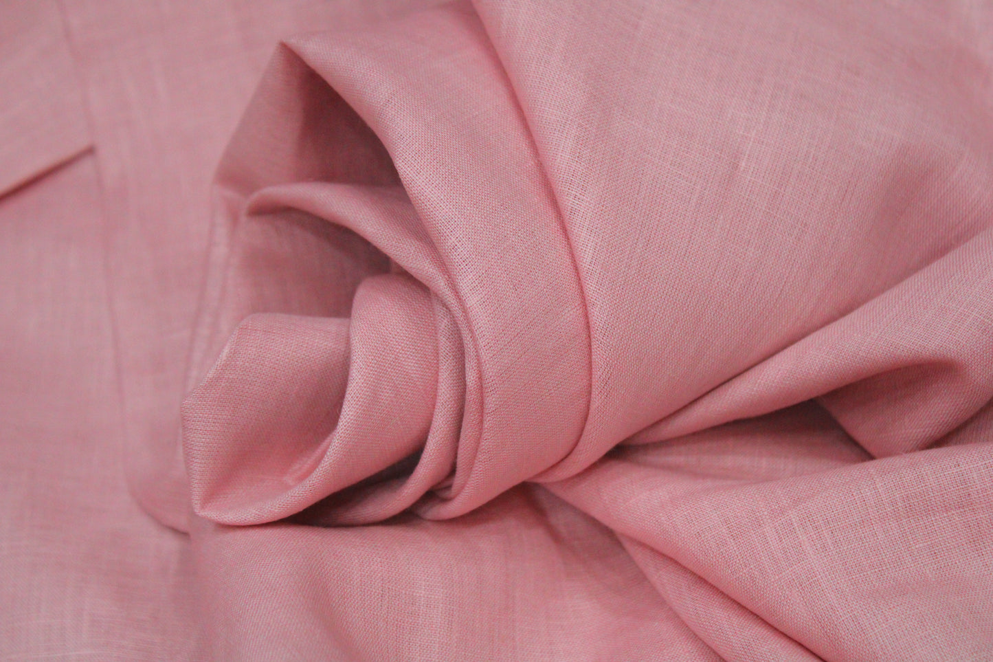 Dusty Pink linen fabric