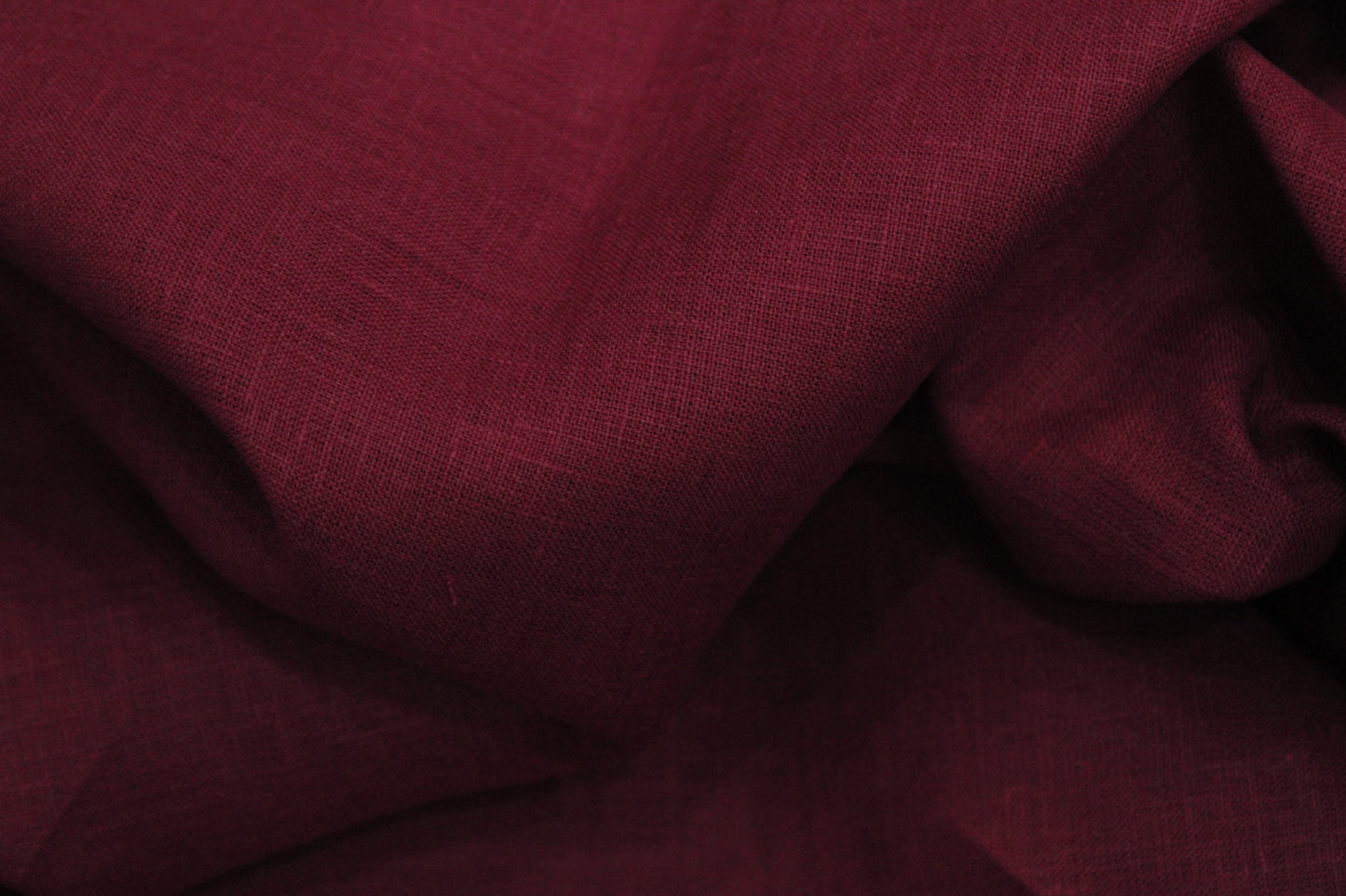 Maroon linen fabric