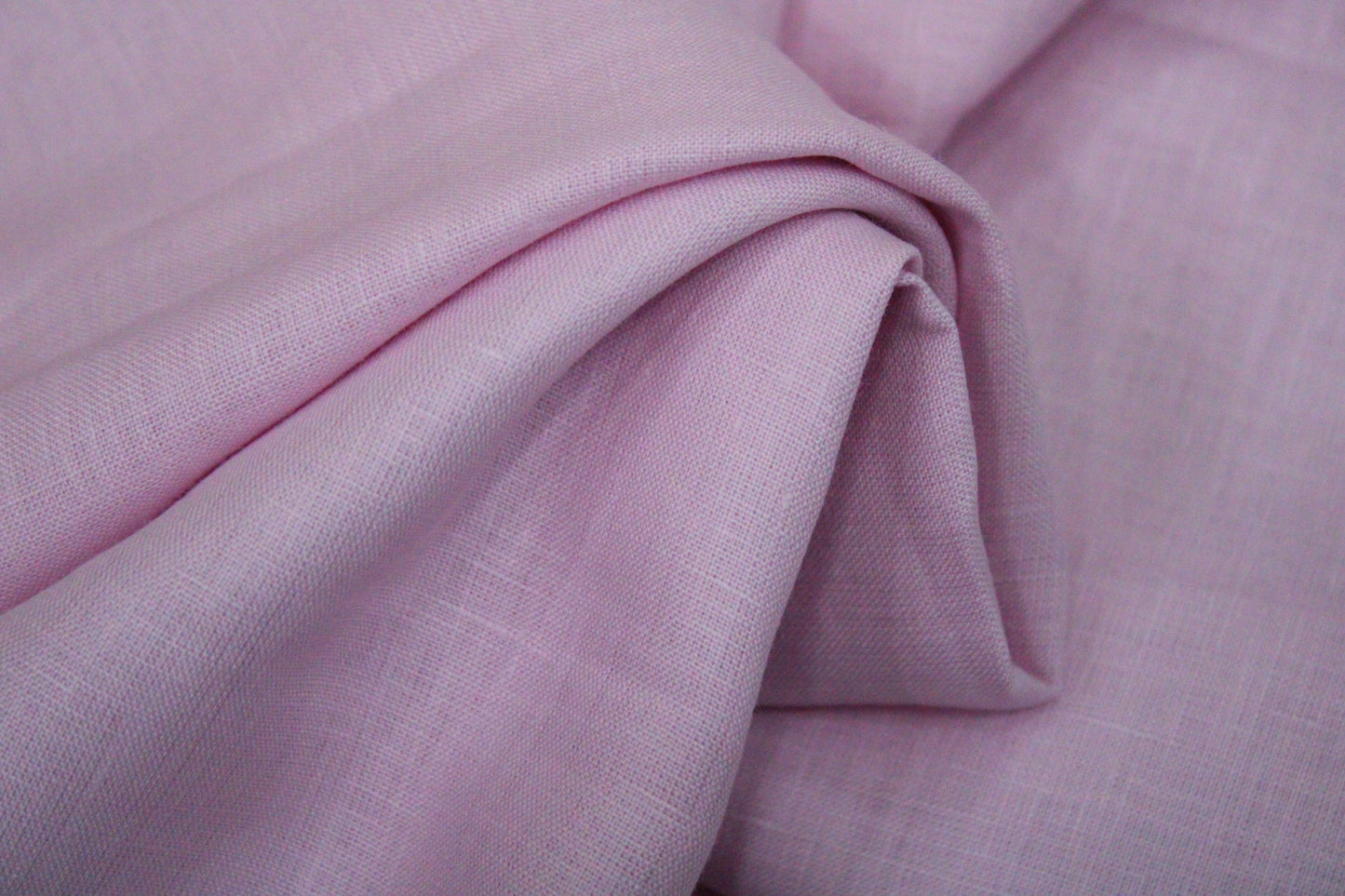 Pink linen fabric