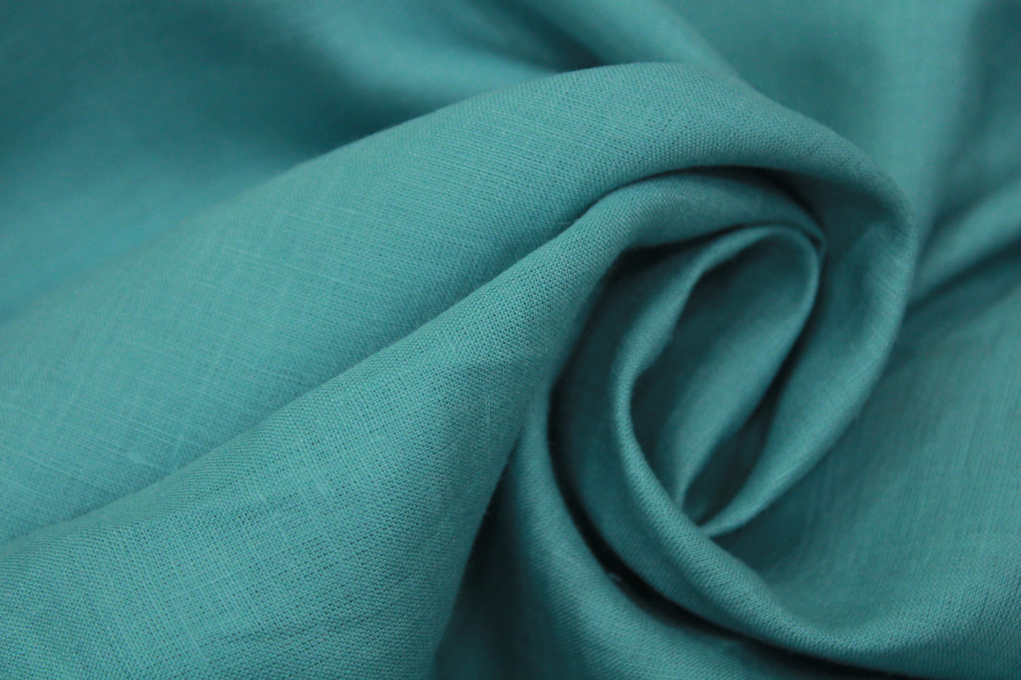 Mint linen fabric
