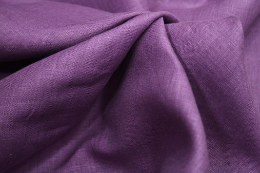 Purple linen fabric