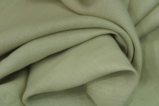 Sage linen fabric