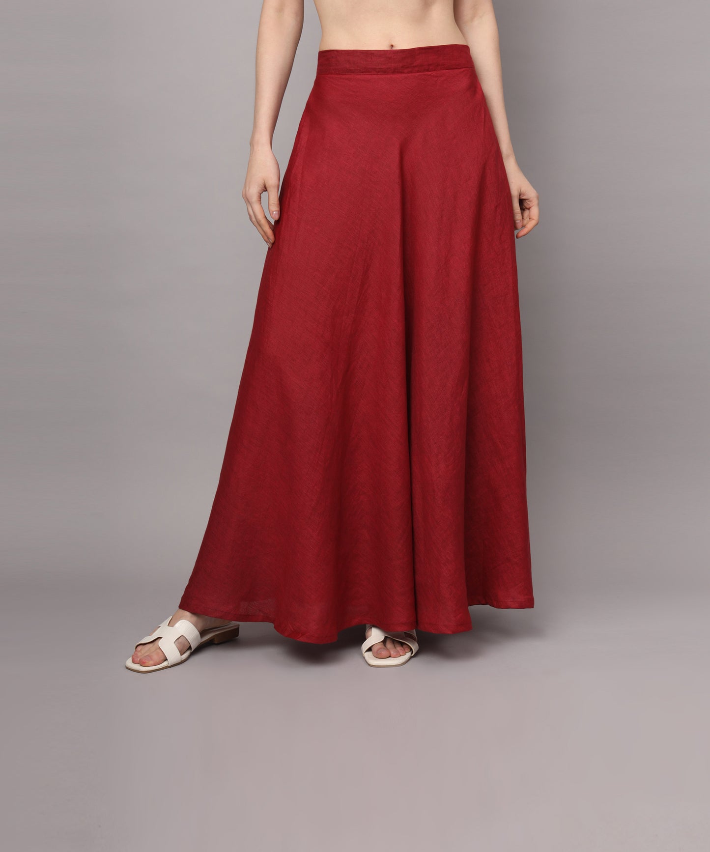 Long Linen Skirt
