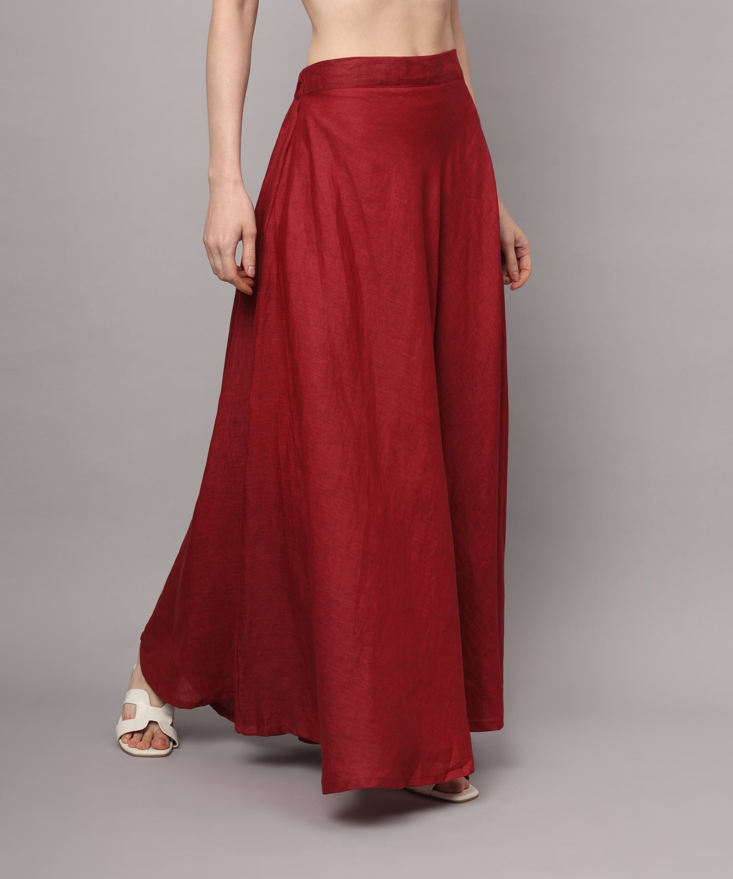 Long Linen Skirt