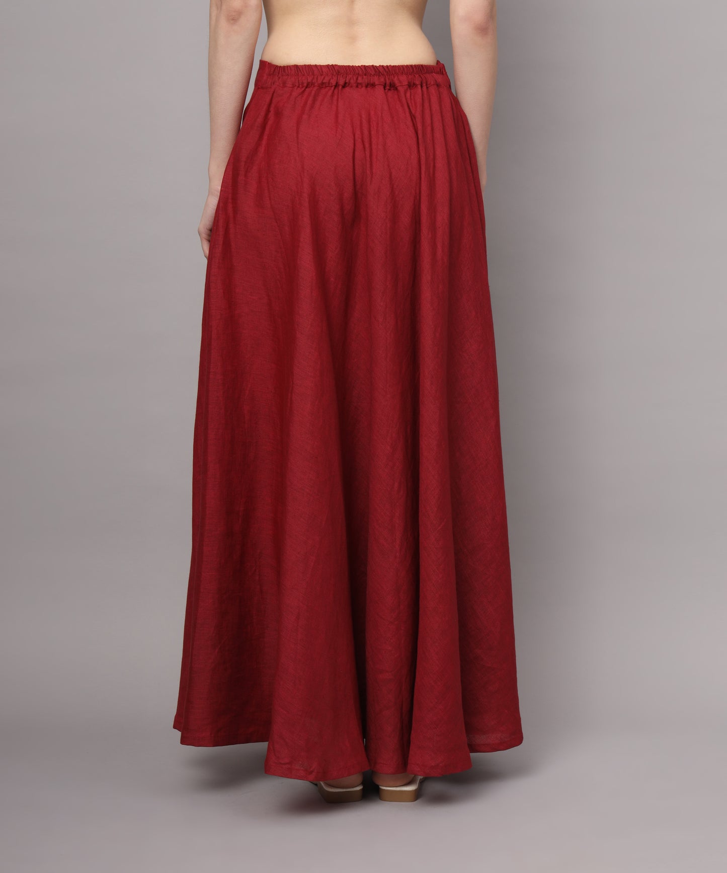 Long Linen Skirt